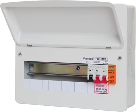 plastic or metal fuse box|fusebox consumer unit with spd.